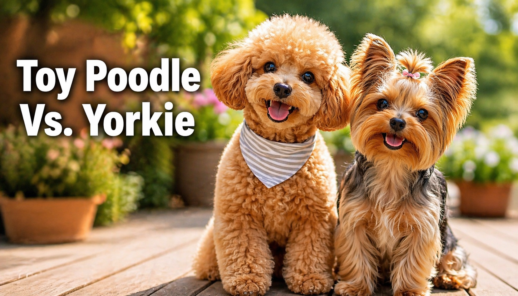 toy poodle vs yorkie