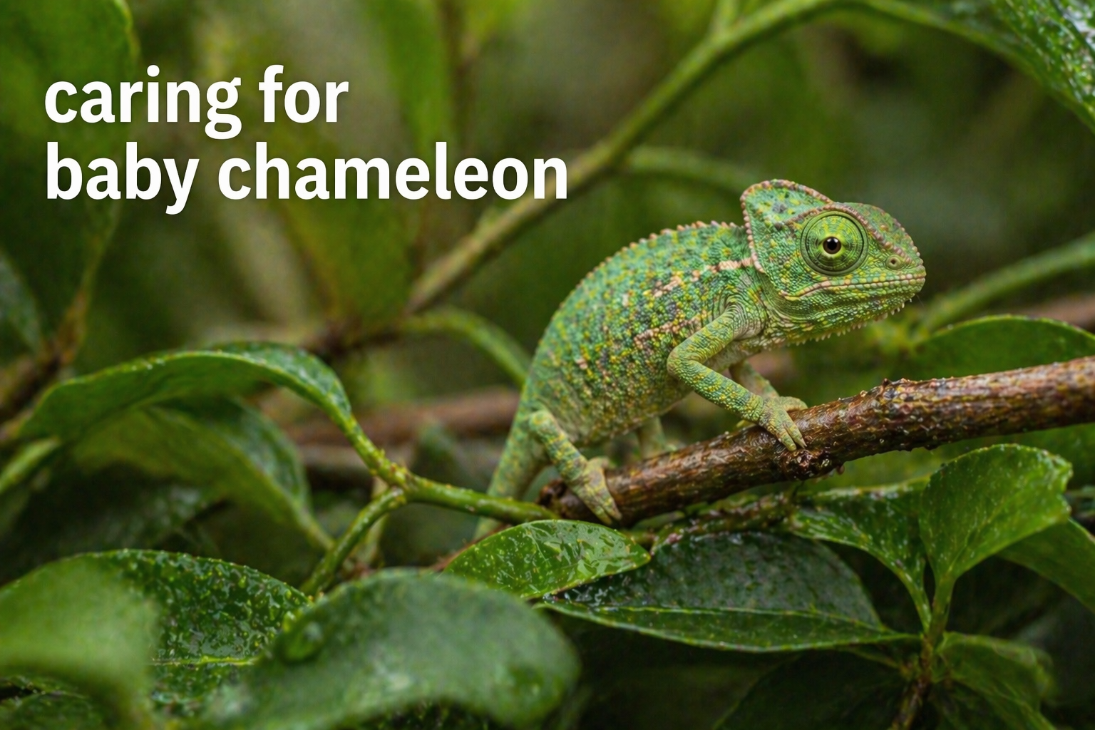 baby chameleon care