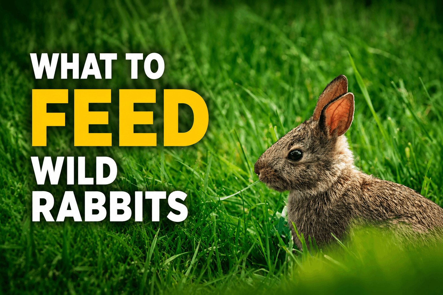 What to Feed Wild Rabbits: The Complete Diet Guide