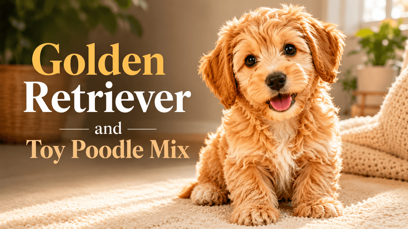golden retriever and toy poodle mix